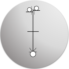 A circular object with circles and lines

AI-generated content may be incorrect.