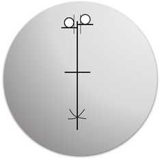 A circular object with a black and white design

AI-generated content may be incorrect.