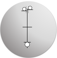 A circular object with circles and lines

AI-generated content may be incorrect.